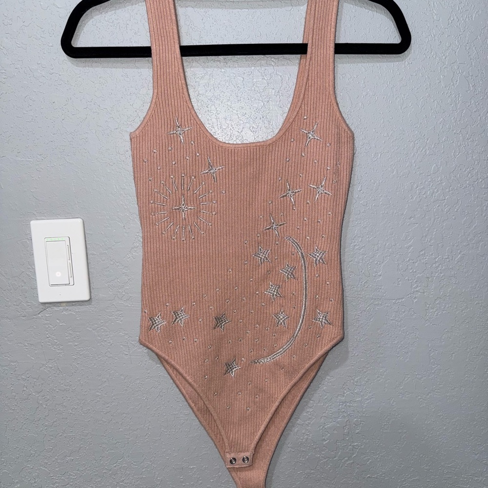 Forever 21 Pink Top with Silver Accents